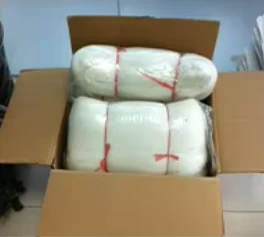 Folded and bundled finished netting packages