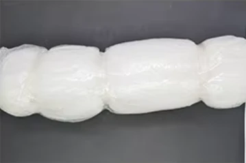 Wrapped netting rolls prepared as finished packages